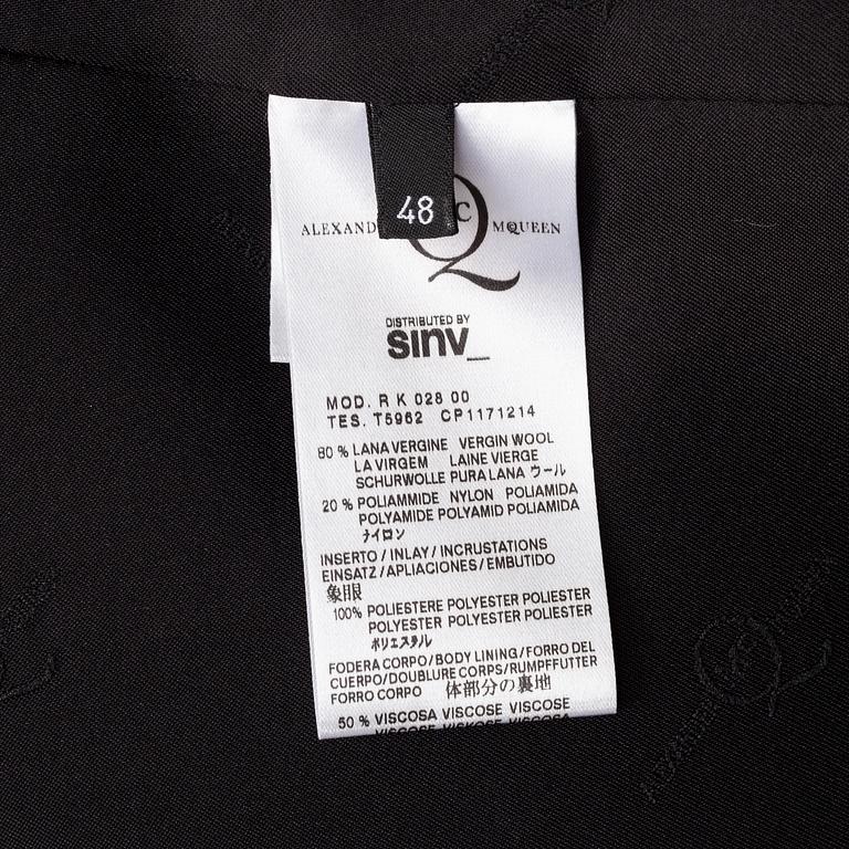 Alexander McQueen, rock, italiensk storlek 48.