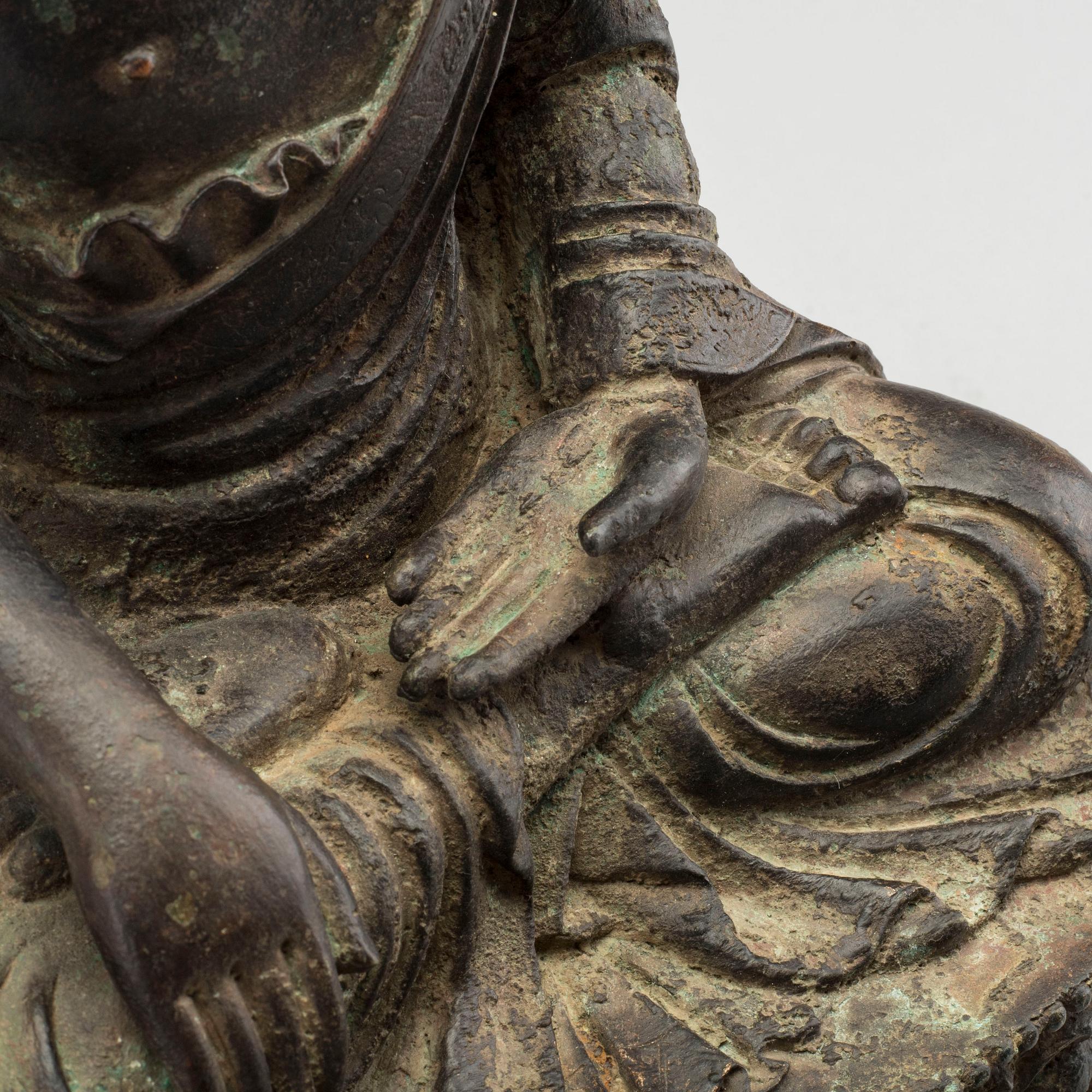 SHAKYAMUNI BUDDHA, brons. Mingtyp.