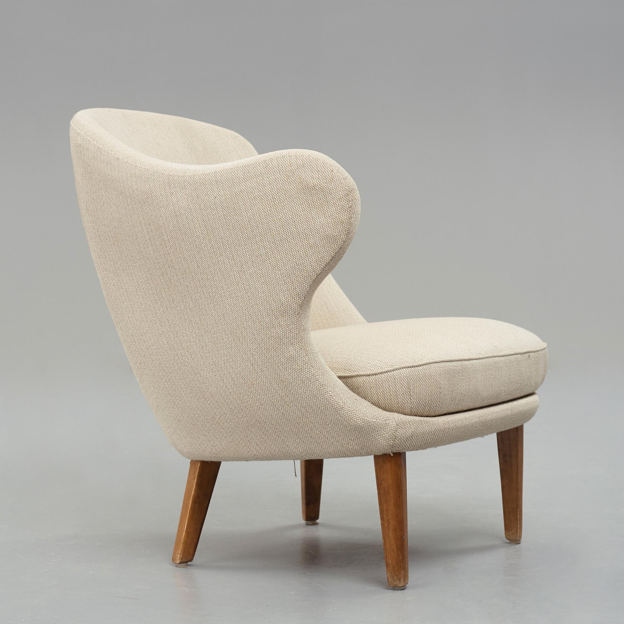 Arne Norell, a "Gary" (The Thumb) easy chair for Gösta Westerberg, Sweden 1950's.