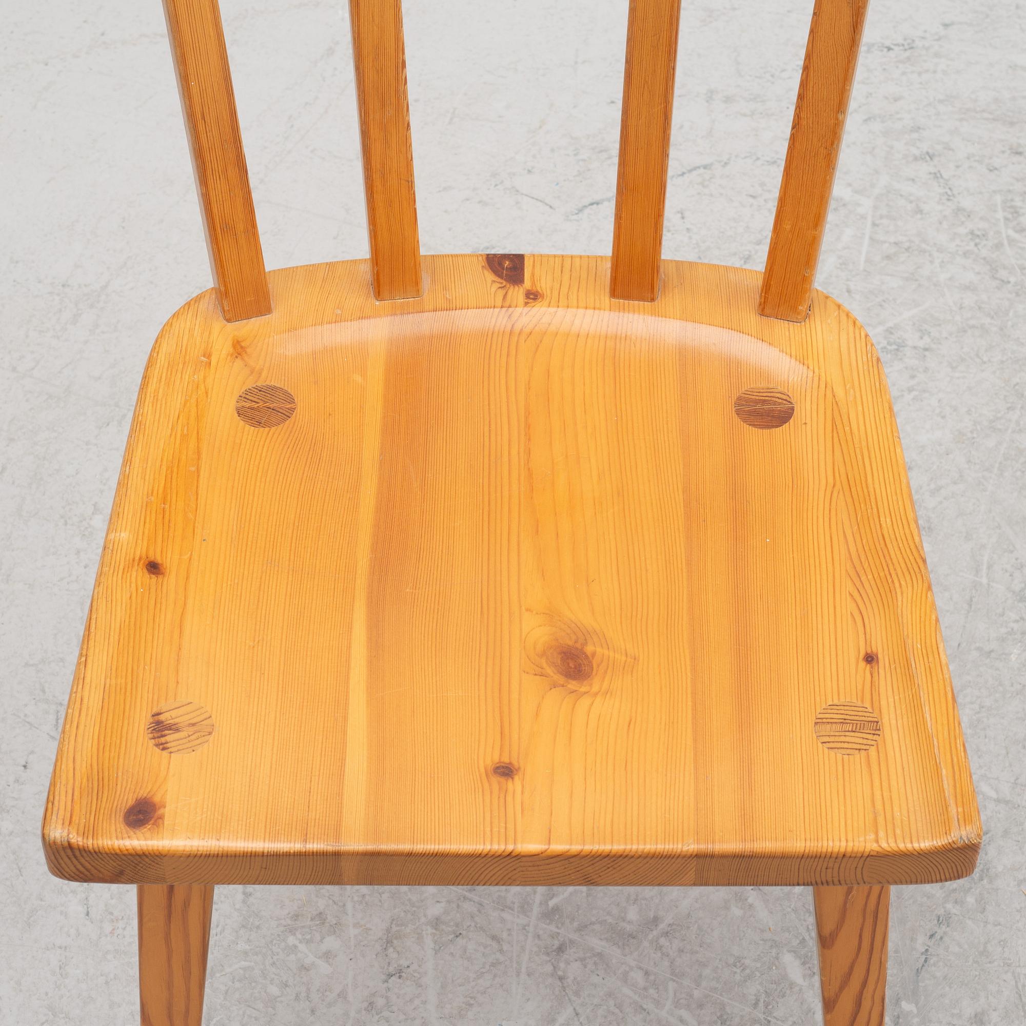 Göran Malmvall, three chairs, model 528, Karl Andersson & söner, Huskvarna.