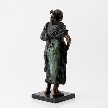 J Terminell, sculpture, bronze, signed J Terminell , numbered I/VII, dated 87.