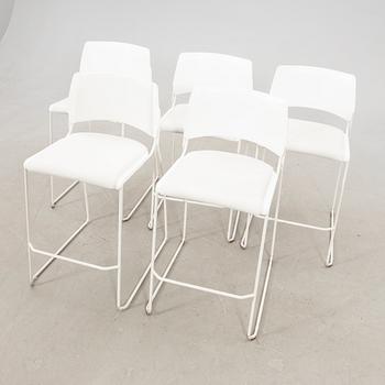 Bar stools, 5 pcs "Ados" Akaba.