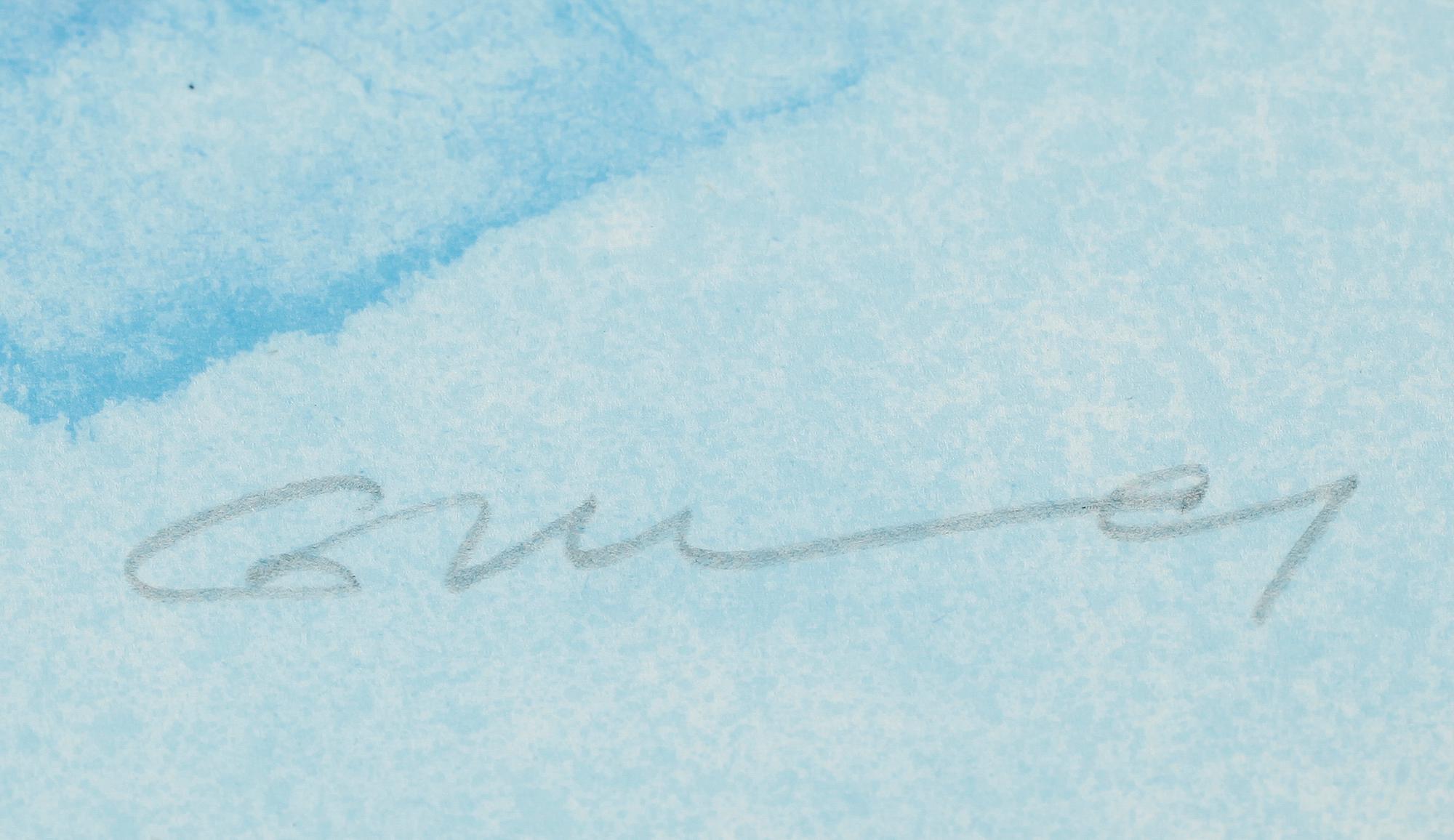 GÖSTA WERNER, 3 st, färglitografier, signerade.