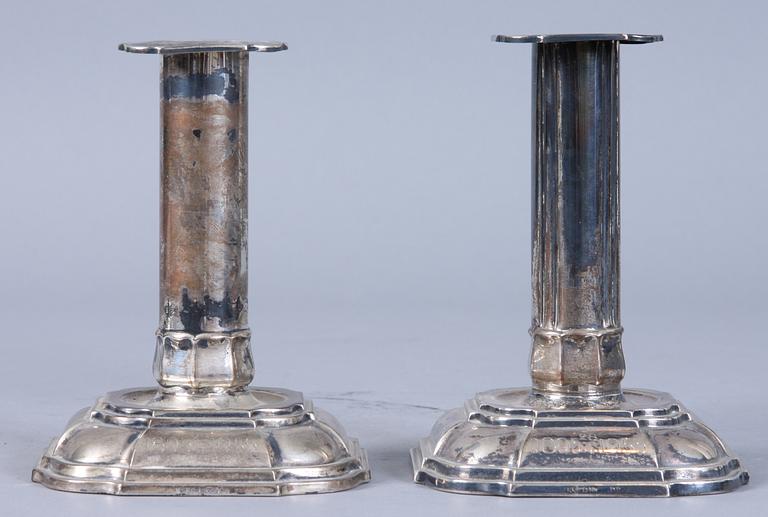 LJUSSTAKAR, 2 st, silver, bl a 1953.