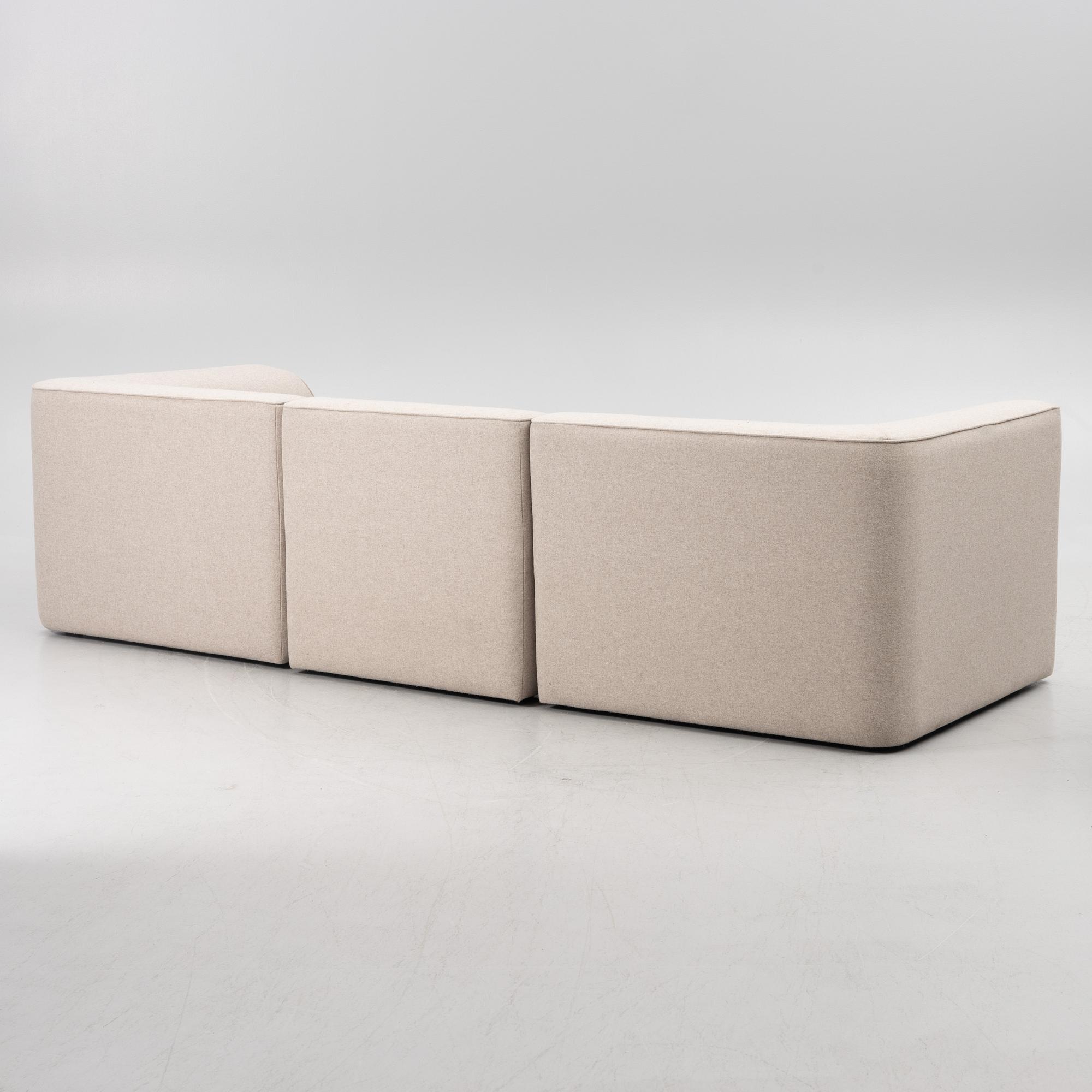 Norm Architects, modular sofa, 3 pieces, "Eave Modular 96 Sofa", Audo, Copenhagen, Denmark, contemporary.