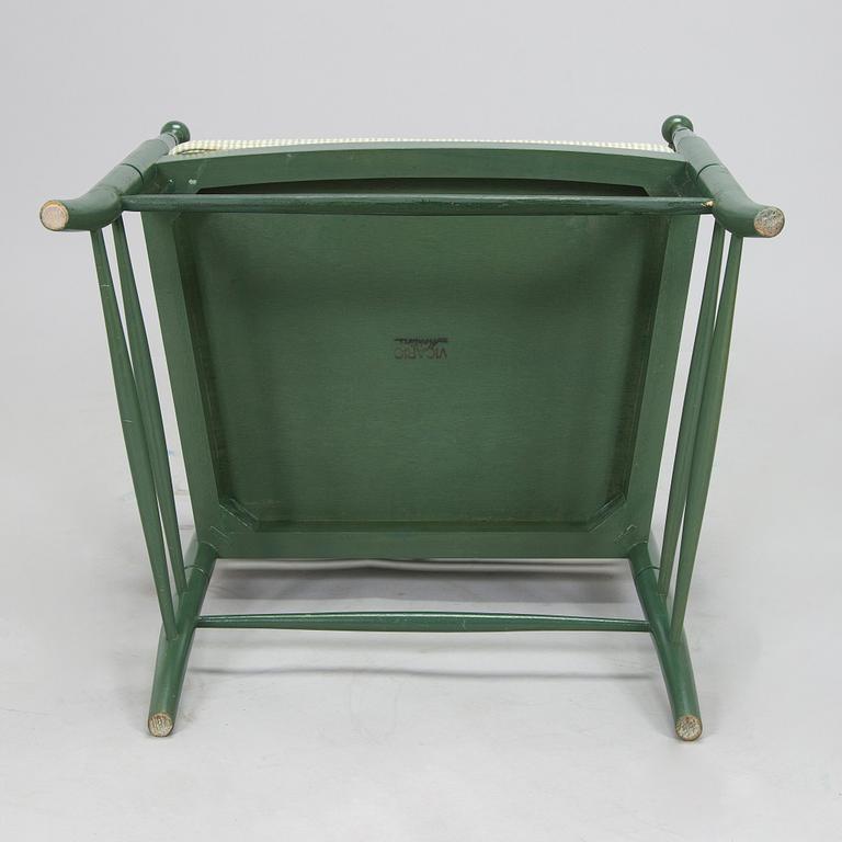 Desk/side table, a chair and a chest of drawers, last quarter of the 20th century.