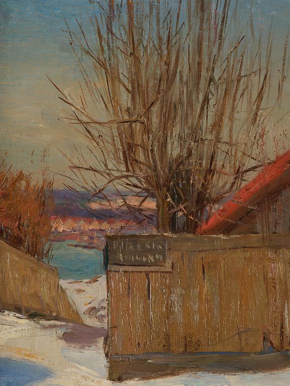 Prins Eugen, "Studie från Söder" (Kvastmakarbacken, Stockholm).