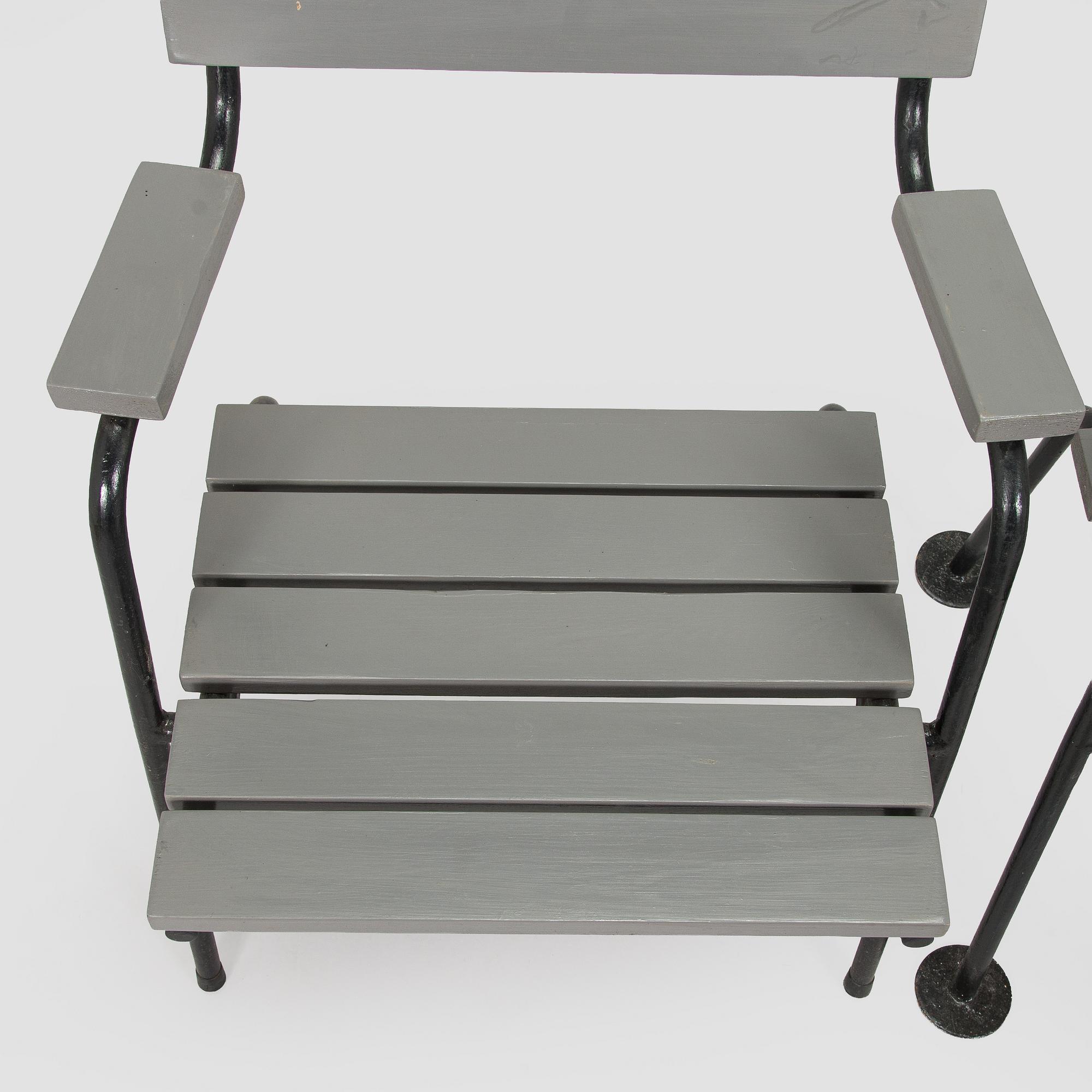 Einari Teräsvirta, probably, a 5-piece garden furniture set, mid-20th century.