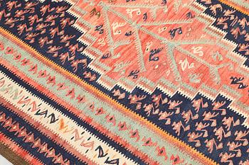 A Nomad Kelim cord carpet, 290 x 142 cm.