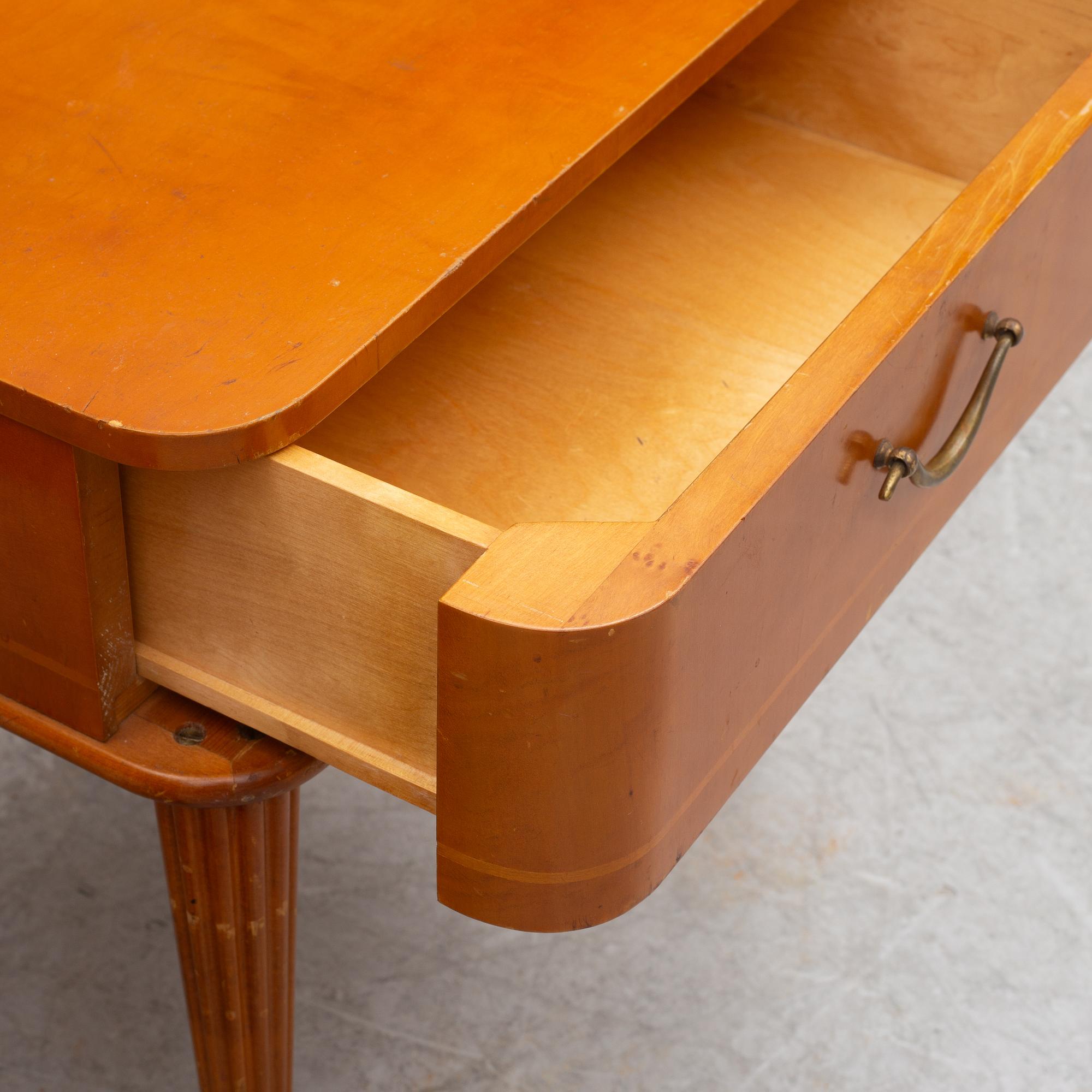 A pair of Swedish Modern bedside tables, 1940's.