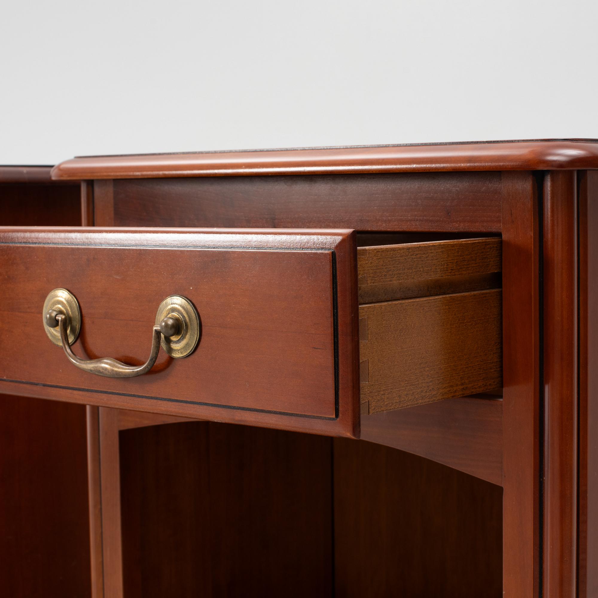 A  pair of bedside tables, Grange, France, late 20th century.