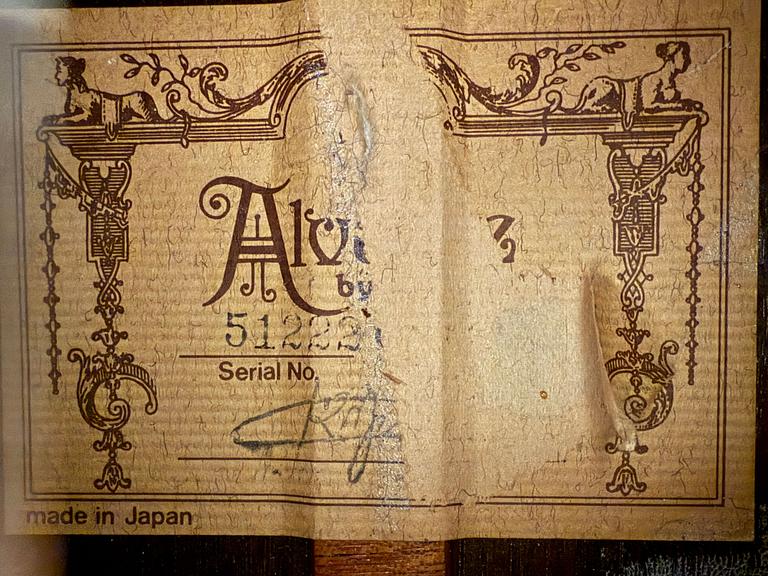 Kazuo Yairi, Alvarez, 3/4 akustisk gitarr, "CY127CE", Japan, 1996.
