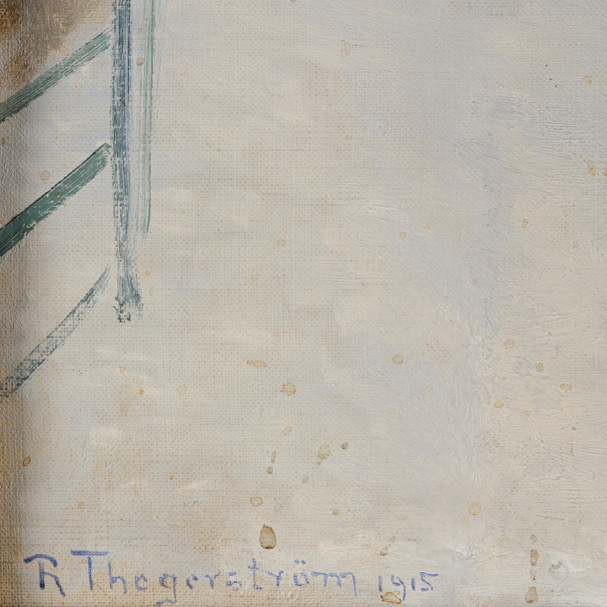 Robert Thegerström, Villa Tallbacken om vintern.