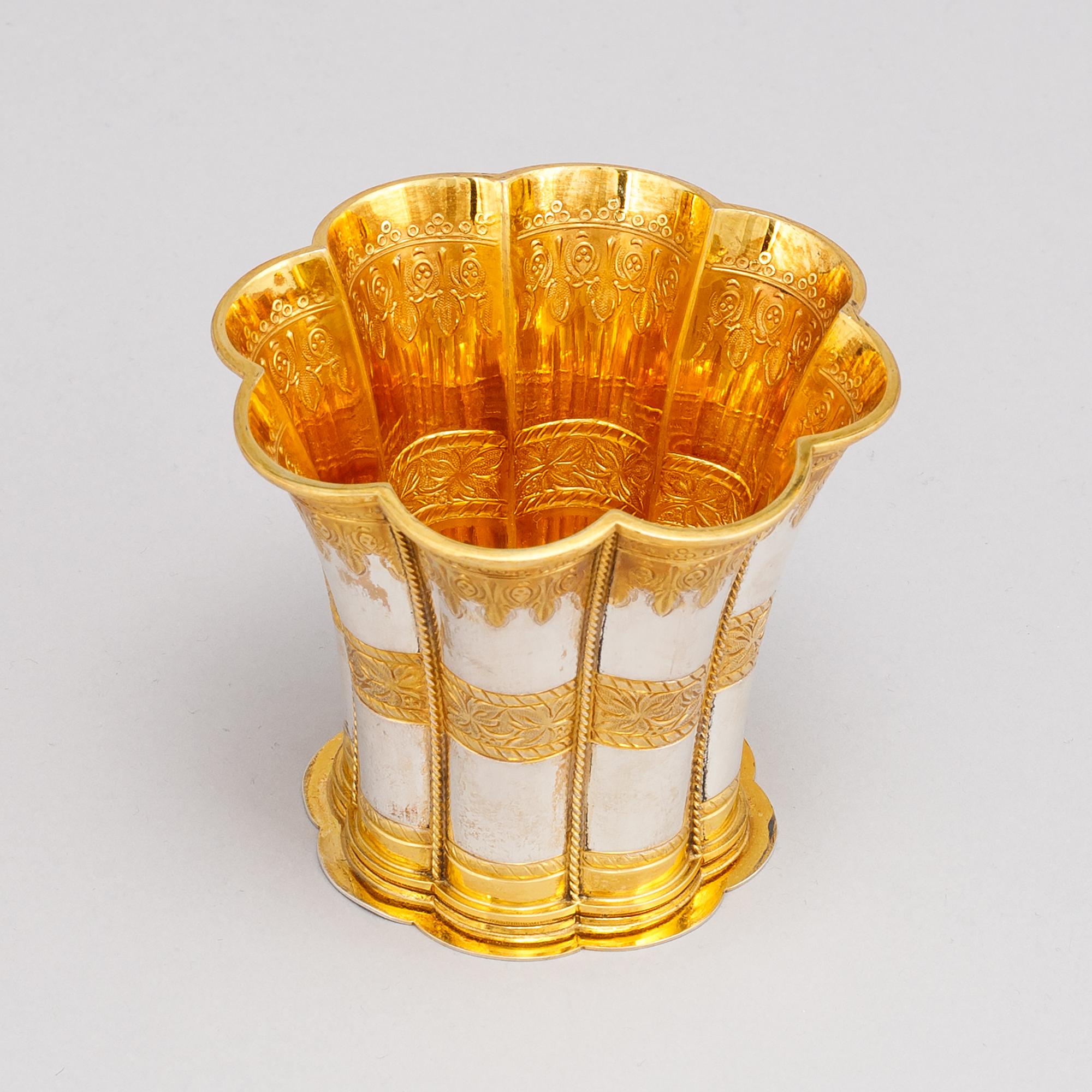 A 'Magrethebæger" silver beaker by Edvard Andersen, Denmark.