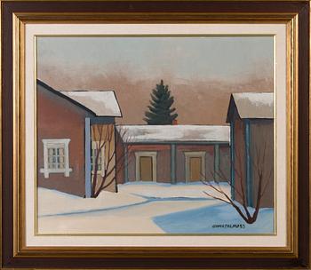 JUHANI PALMU, oil on canvas, signed and dated-83.