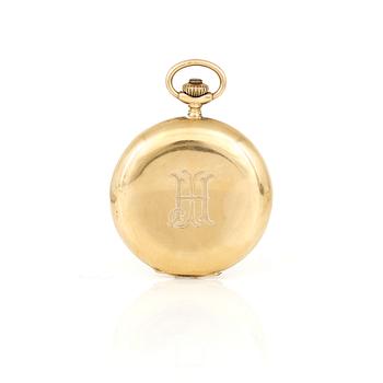 FICKUR, 18k guld, märkt Alex Hüning, Geneve, 1900-talets första hälft.