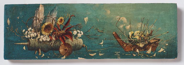 Milić of Mačva, oil on panel, signed and dated 1968.