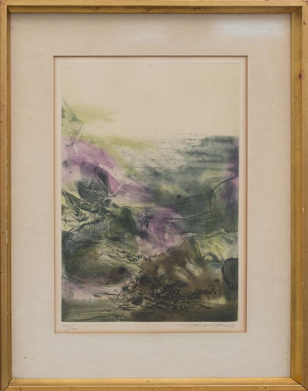 ZAO WOU-KI, färgetsning, signerad o numrerad 149/150.