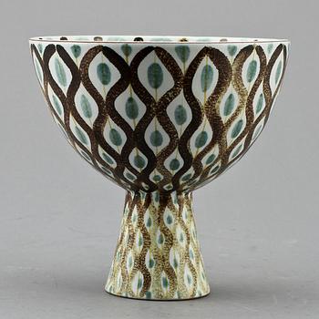 SKÅL, fajans, efter Stig Lindbergs design, Gustavsberg, 1900-talets andra hälft.