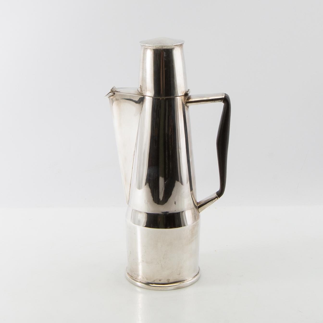 Bertil Berggren Askenström, kanna, silver, Stockholm, 1977.