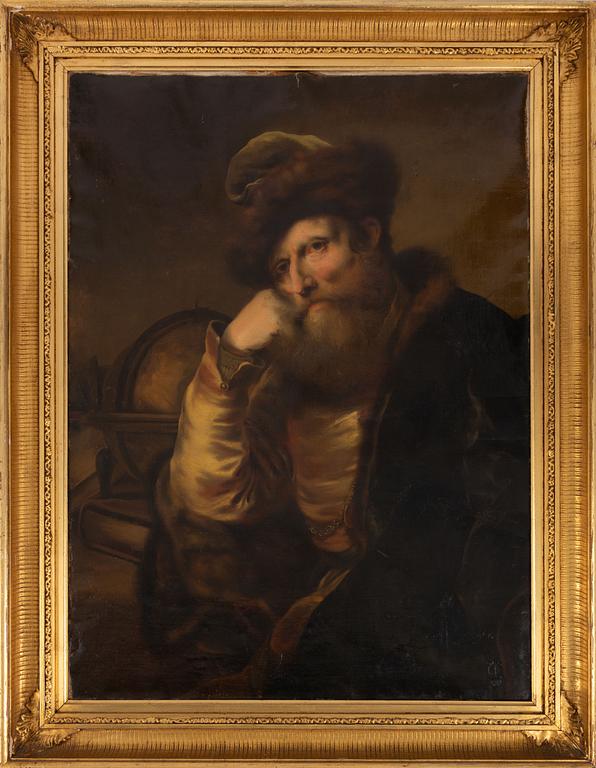 Ferdinand Bol, kopia efter, troligen 1800-tal, Portrait of a Scholar.