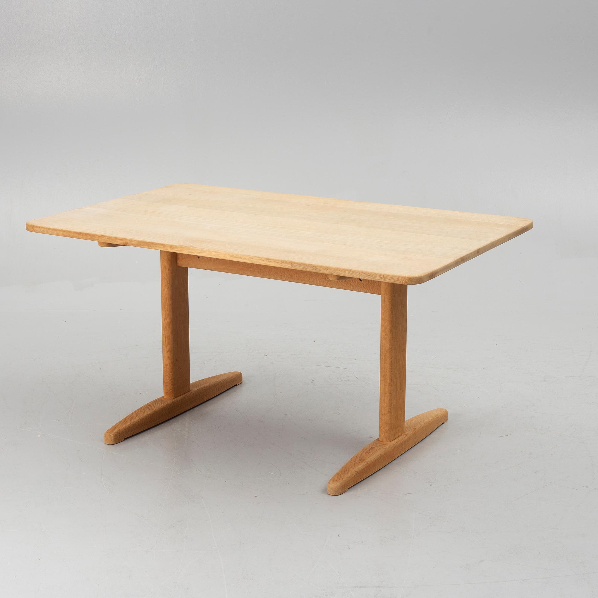 Børge Mogensen, table, "Shaker Table", CM Madsens Fabriker, Denmark, the model designed in 1958.
