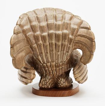 A Gunnar Nylund stoneware figure of a grouse, Rörstrand.