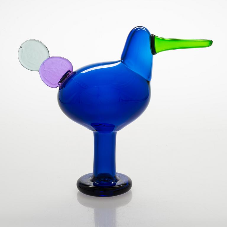Oiva Toikka, A glass bird, signed Oiva Toikka IITTALA SCOPE 2019 142/500.