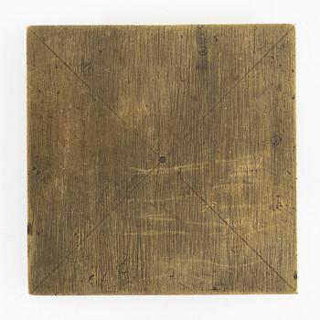 A brass sundial compass by J. Elfgren (instrument maker active ca 1750-1801).