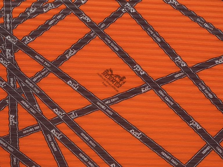 HERMÈS, scarf.