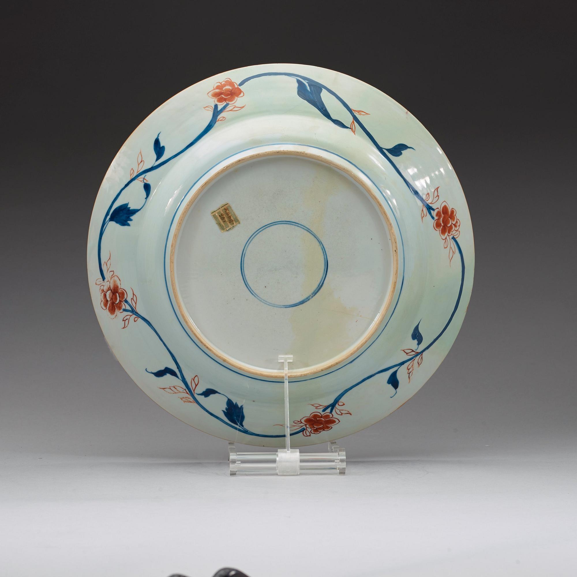 FAT, porslin, Qingdynastin Kangxi (1662-1722).