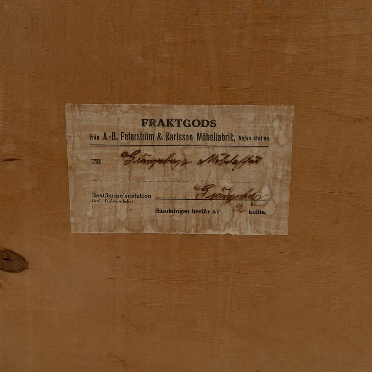 Bookcase with cabinet, AB Peterström & Karlsson Furniture Factory, Nybro, 1930s.