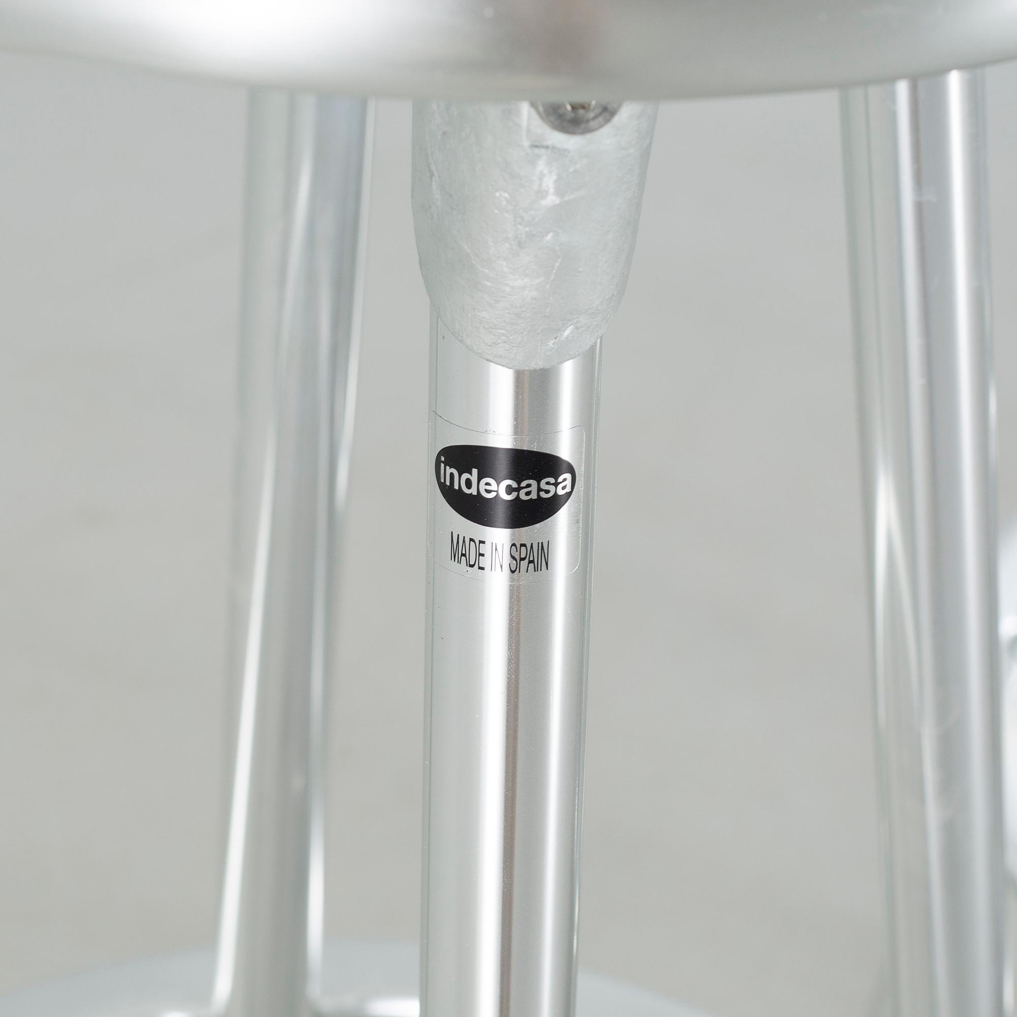 Four "T094/80" bar stools, by Indecasa, around year 2000.