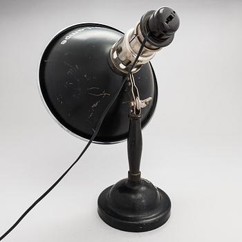 Pöytävalaisin/ aurinkolamppu, Polysonn-Lampe, Saksa 1920-luku.