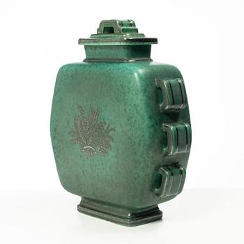 Wilhelm Kåge, lockurna, stengods, "Argenta", Gustavsberg, 1947.