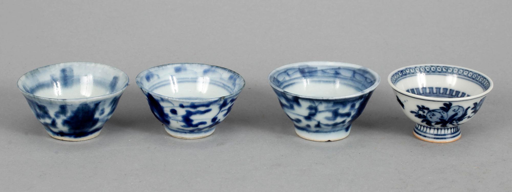 PARTI, porslin, 20 delar, Japan samt Korea. 1800-tal.