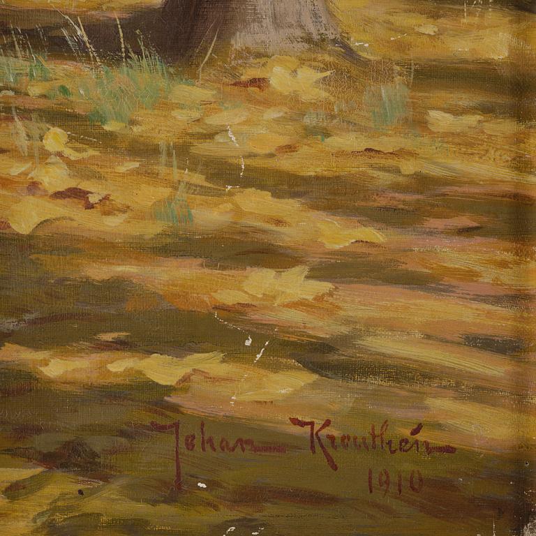Johan Krouthén, Höstlandskap.