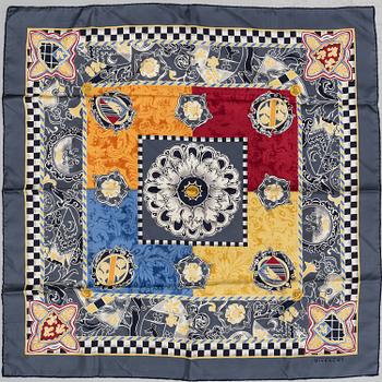 GUCCI & GIVENCHY, two silk scarves.