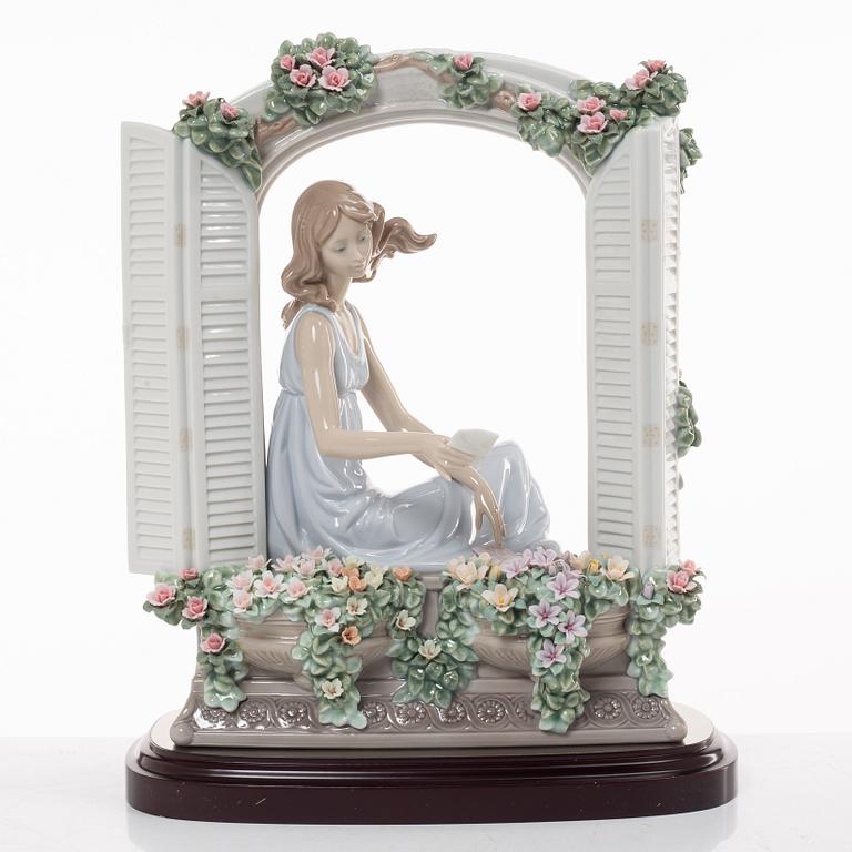 Marco Antonio Noguerón, figurin, "Thinking of love", Lladró, Spanien, 2007.