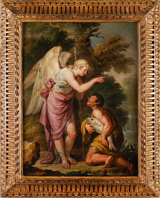 OIDENTIFIERAD KONSTNÄR, olja på pannå, ej signerad, möjligen Italien, 1700-/1800-tal.