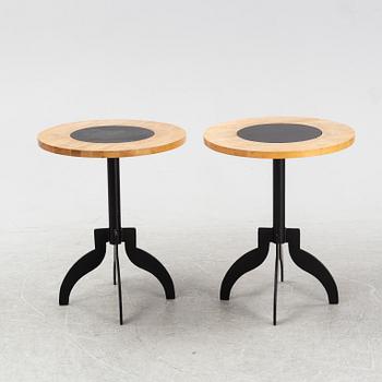 Jonas Bohlin, a pair of 'Tryptyk' Tables from Källemo, 1989.