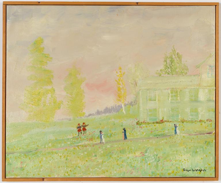 Beppe Wolgers, oil on canvas, signed.