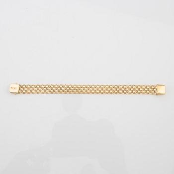 Armband 18K guld x-länk, Björn Svensson Johanneshov 1957.