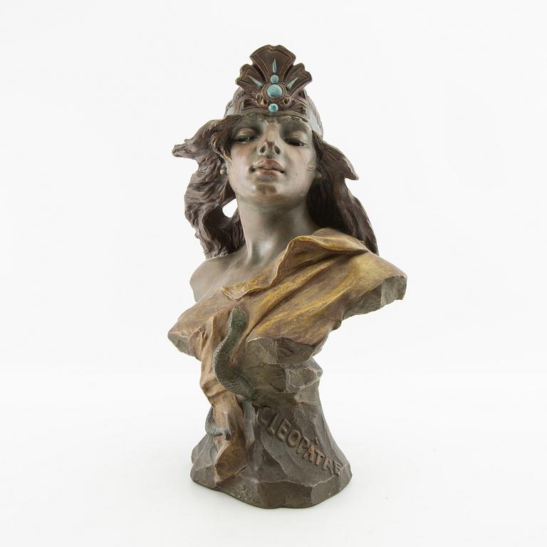 Okänd konstnär 1800/1900-tal, skulptur "Cleopâtre".