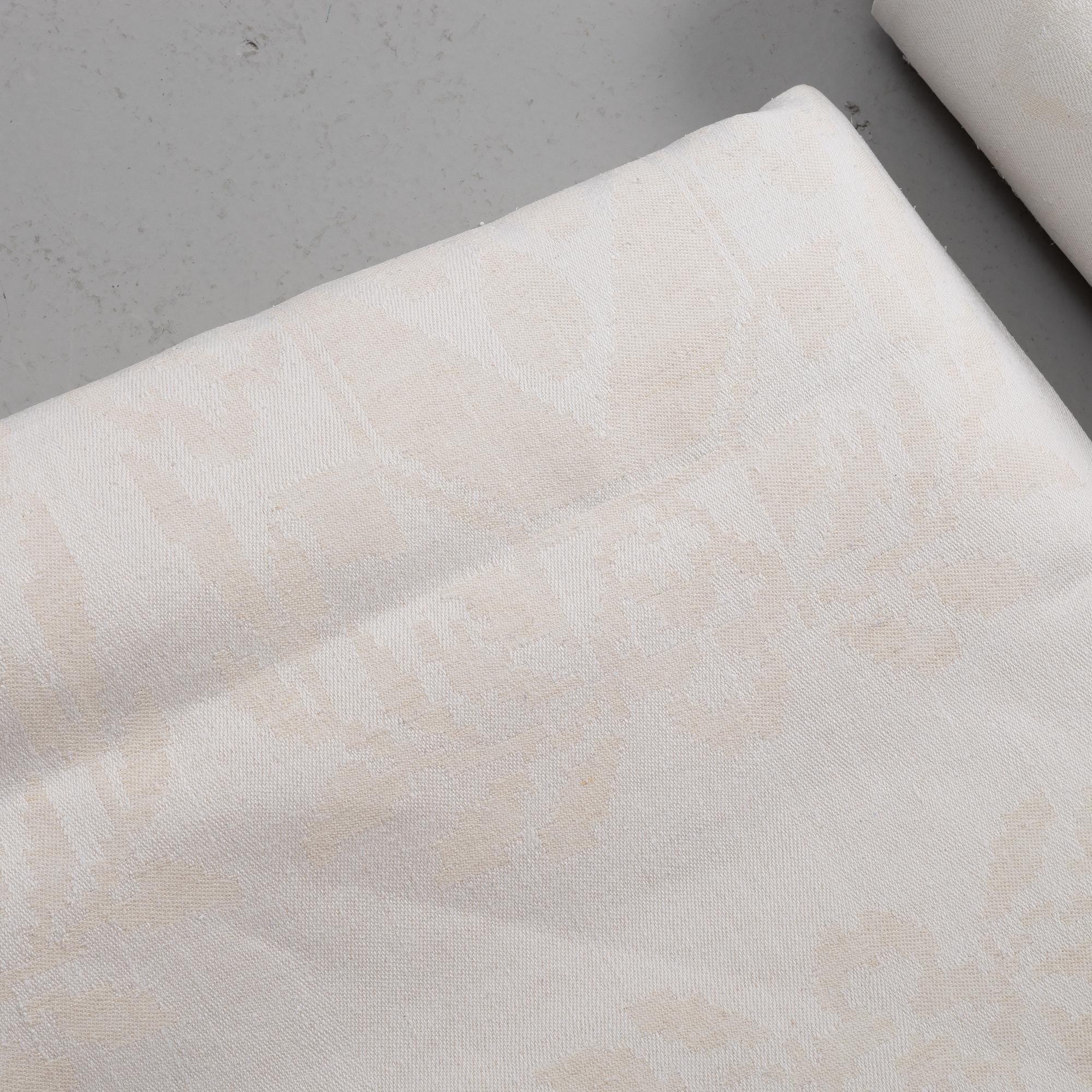 Dukar, 2 st och servetter, 23 st, "Lyran", linnedamast, Klässbol.