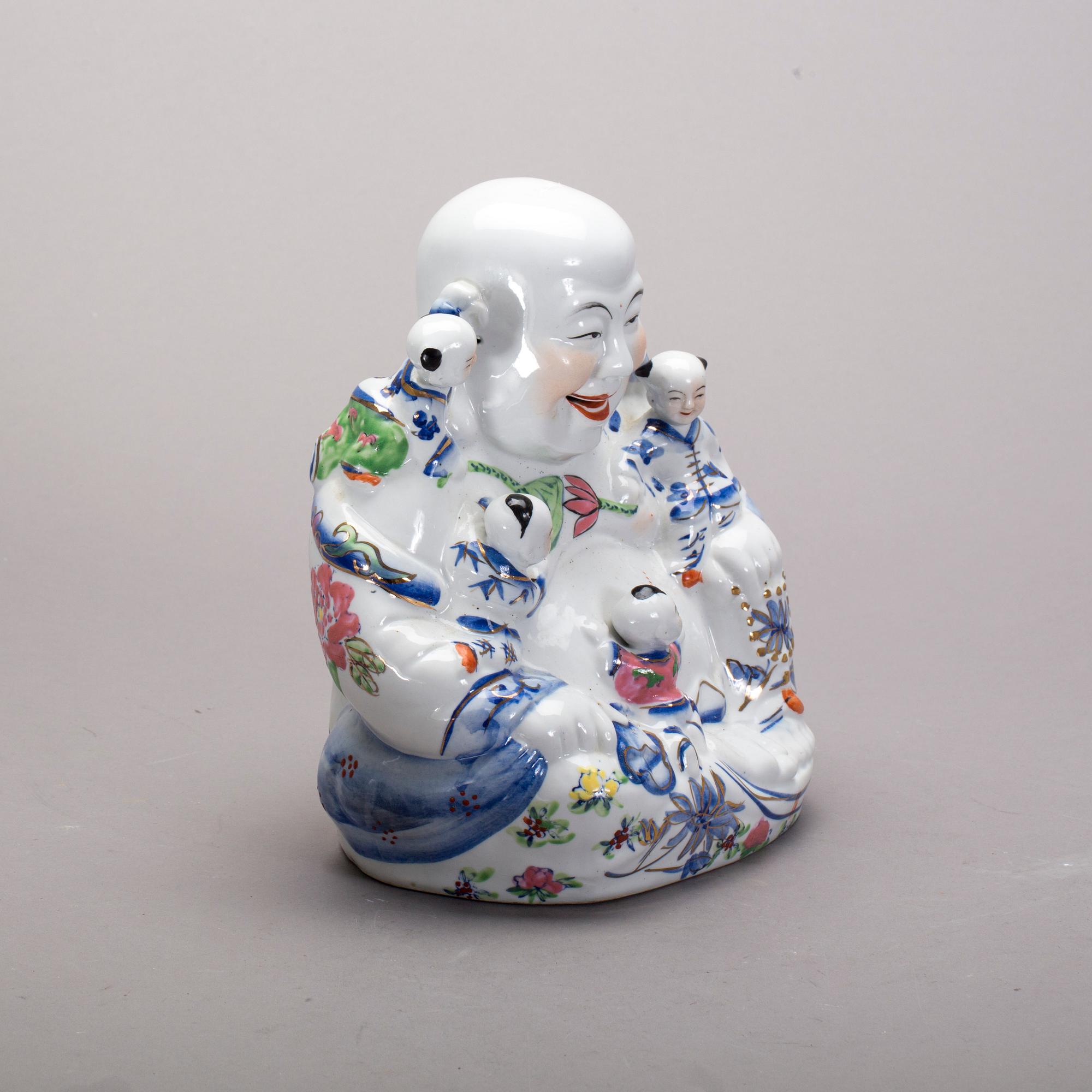 BUDDHA, porslin, Kina, 1900-tal.