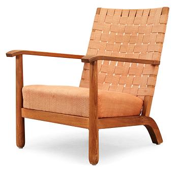 594. An Axel Einar Hjorth pine armchair, probably 'Lovö' by
Nordiska Kompaniet, 1930's.