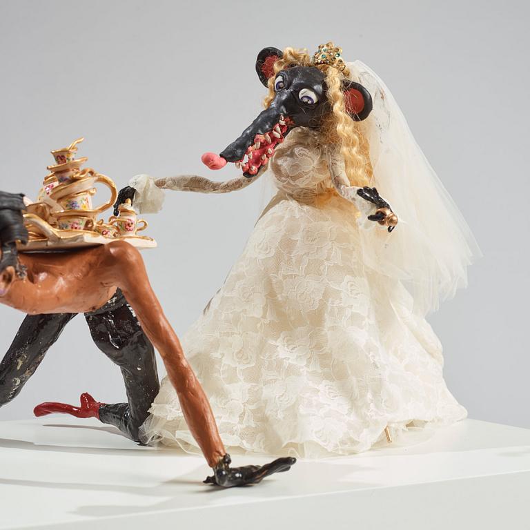 Nathalie Djurberg & Hans Berg, "The Brain Has Corridors - Rat Bride".