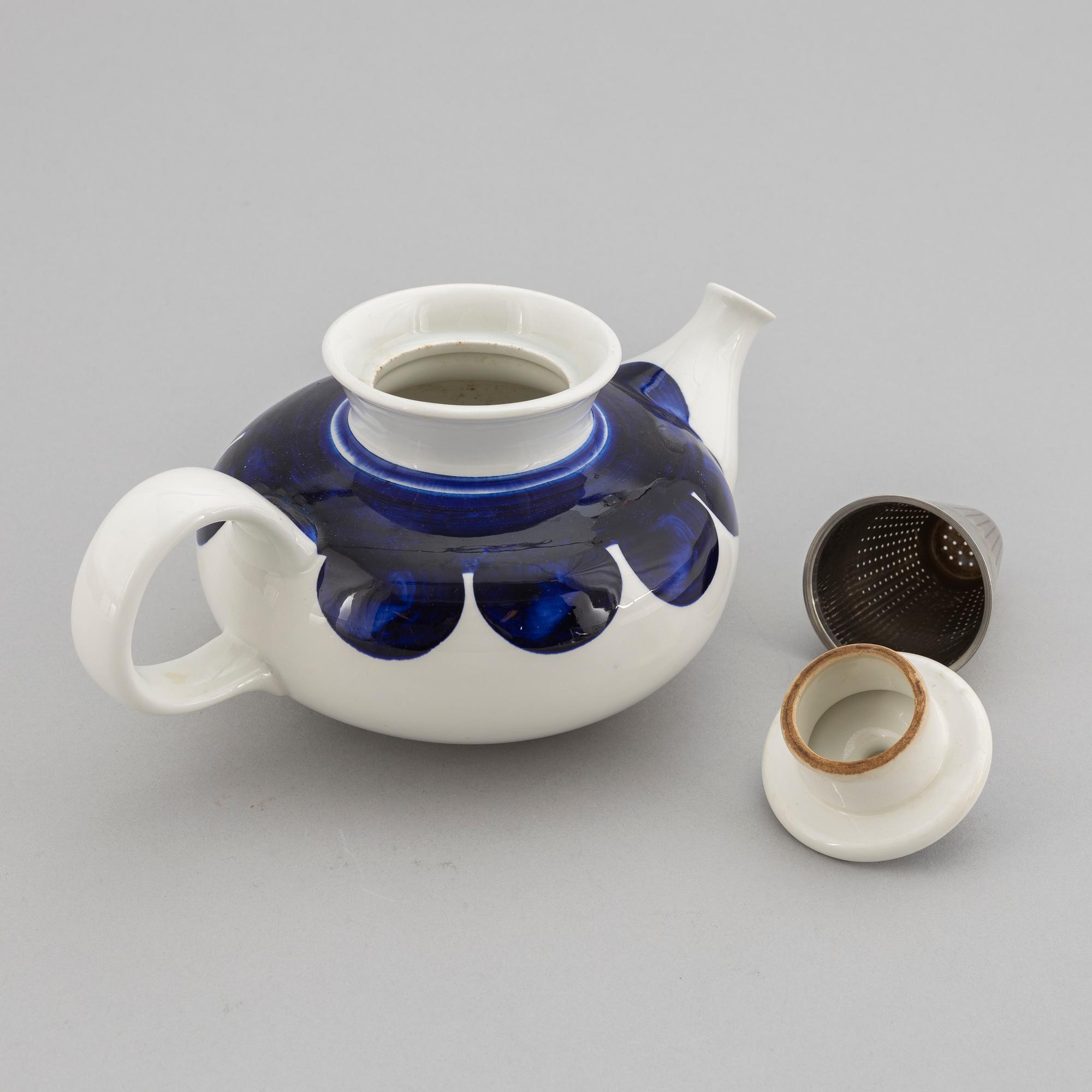 Inger Persson, teservis, flintgods, 28 delar, "Colette", Rörstrand.