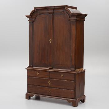 A Rococo cabinet, 18th century.
